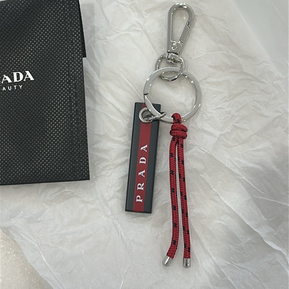 Prada Red and Black Keychain - Picture 2 of 3